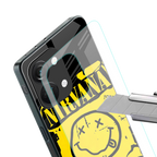 nirvana yellow back phone cover | glass case for oneplus nord 3
