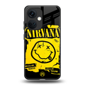 nirvana yellow back phone cover | glass case for oneplus nord ce 3