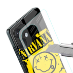 nirvana yellow back phone cover | glass case for oneplus nord ce 3