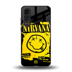 nirvana yellow back phone cover | glass case for oneplus nord ce 4 lite