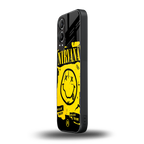 nirvana yellow back phone cover | glass case for oneplus nord ce 4 lite