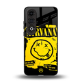 nirvana yellow back phone cover | glass case for oneplus nord ce 4