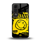 nirvana yellow back phone cover | glass case for oneplus nord ce 4
