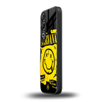 nirvana yellow back phone cover | glass case for oneplus nord ce 4