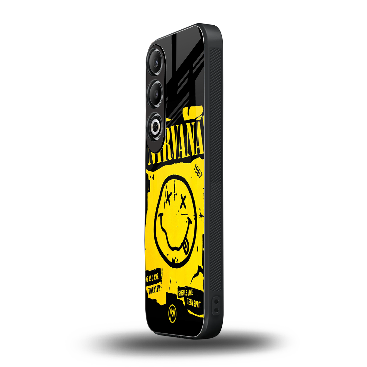 nirvana yellow back phone cover | glass case for oneplus nord ce 4