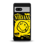 nirvana yellow back phone cover | glass case for Google Pixel 7