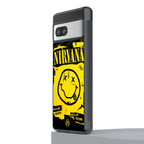 nirvana yellow back phone cover | glass case for Google Pixel 7