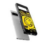nirvana yellow back phone cover | glass case for google pixel 8 pro