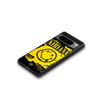 nirvana yellow back phone cover | glass case for google pixel 8 pro