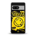 nirvana yellow back phone cover | glass case for Google Pixel 8