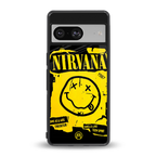 nirvana yellow back phone cover | glass case for Google Pixel 8