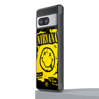 nirvana yellow back phone cover | glass case for Google Pixel 8