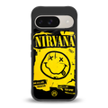 nirvana yellow back phone cover | glass case for google pixel 9