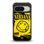 nirvana yellow back phone cover | glass case for google pixel 9