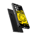 nirvana yellow back phone cover | glass case for samsung galaxy s25 ultra