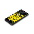 nirvana yellow back phone cover | glass case for samsung galaxy s25 ultra