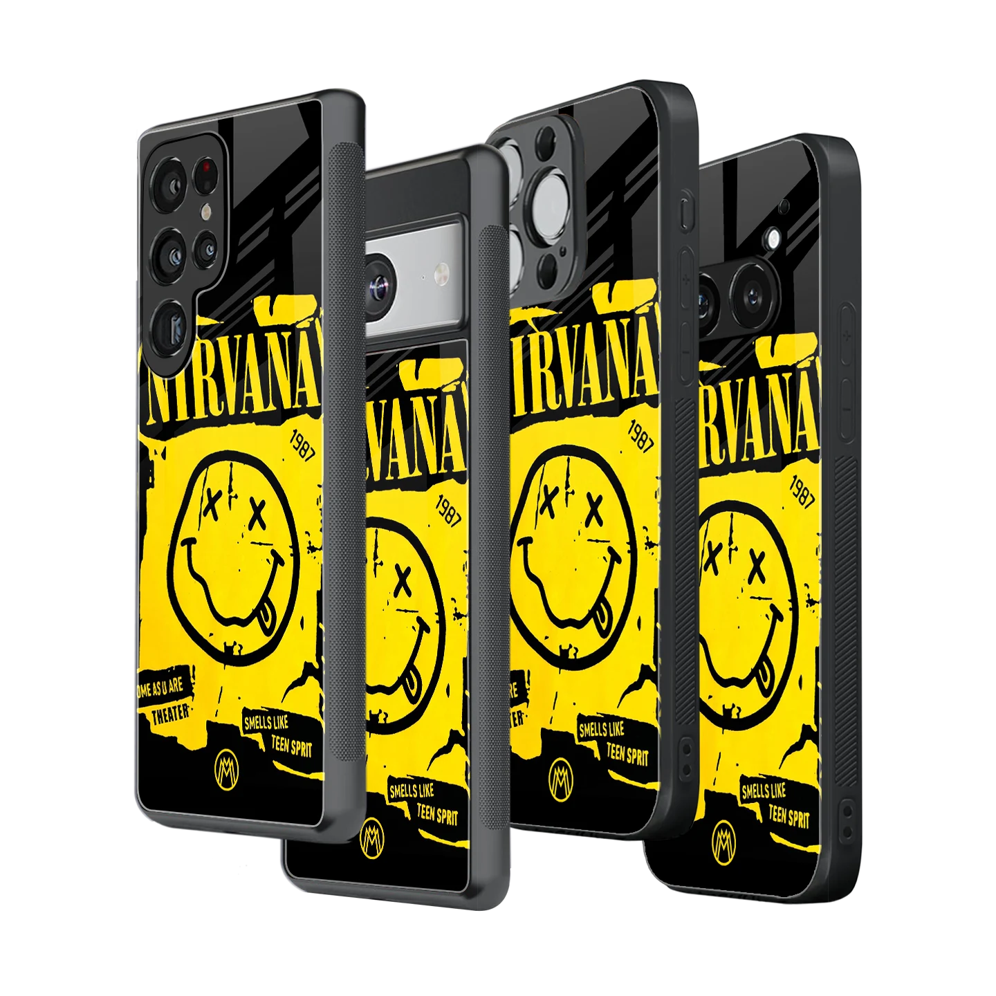 Stylish Glass Back Case for All Smartphones – iPhone, Samsung, OnePlus, Pixel, Redmi, Oppo, Vivo, Motorola