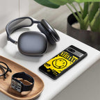 nirvana yellow back phone cover | glass case for nothing phone 2