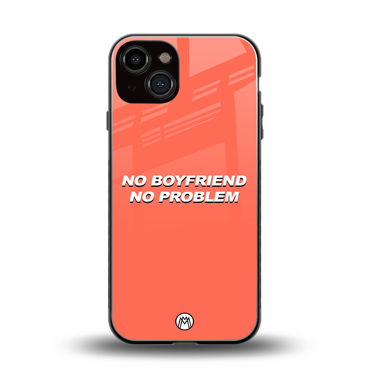 no boyfriend no problem back phone cover | glass case for iphone 13