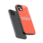no boyfriend no problem back phone cover | glass case for iphone 15 plus