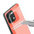 no boyfriend no problem back phone cover | glass case for oneplus nord 3