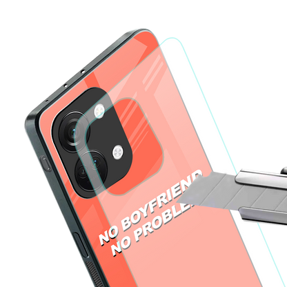no boyfriend no problem back phone cover | glass case for oneplus nord 3