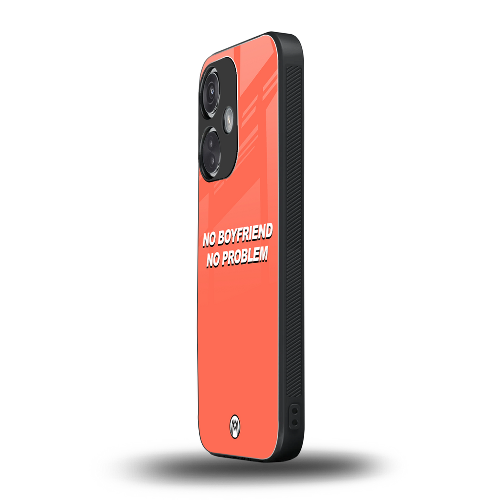 no boyfriend no problem back phone cover | glass case for oneplus nord ce 3