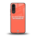 no boyfriend no problem back phone cover | glass case for oneplus nord ce 4 lite