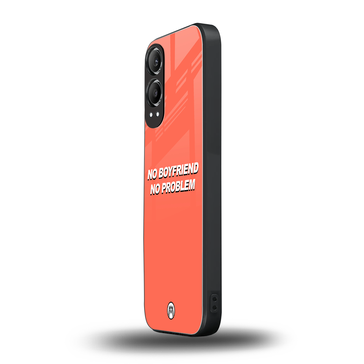 no boyfriend no problem back phone cover | glass case for oneplus nord ce 4 lite