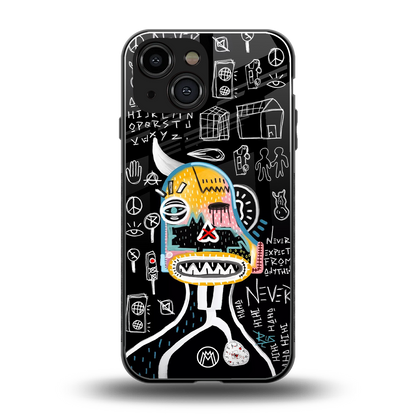no expectations back phone cover | glass case for iphone 13 mini