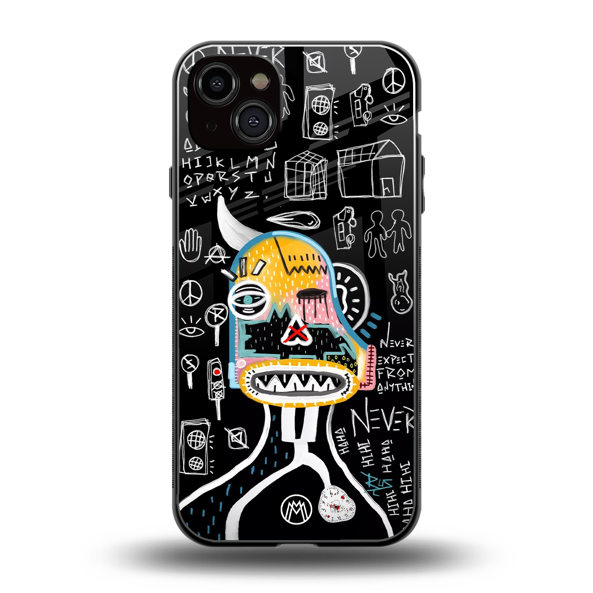 no expectations back phone cover | glass case for iphone 15 plus