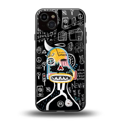 no expectations back phone cover | glass case for iphone 15 plus