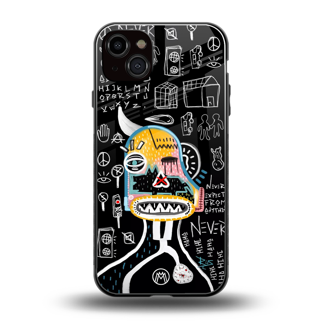 no expectations back phone cover | glass case for iphone 14 plus
