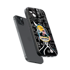 no expectations back phone cover | glass case for iphone 15 plus