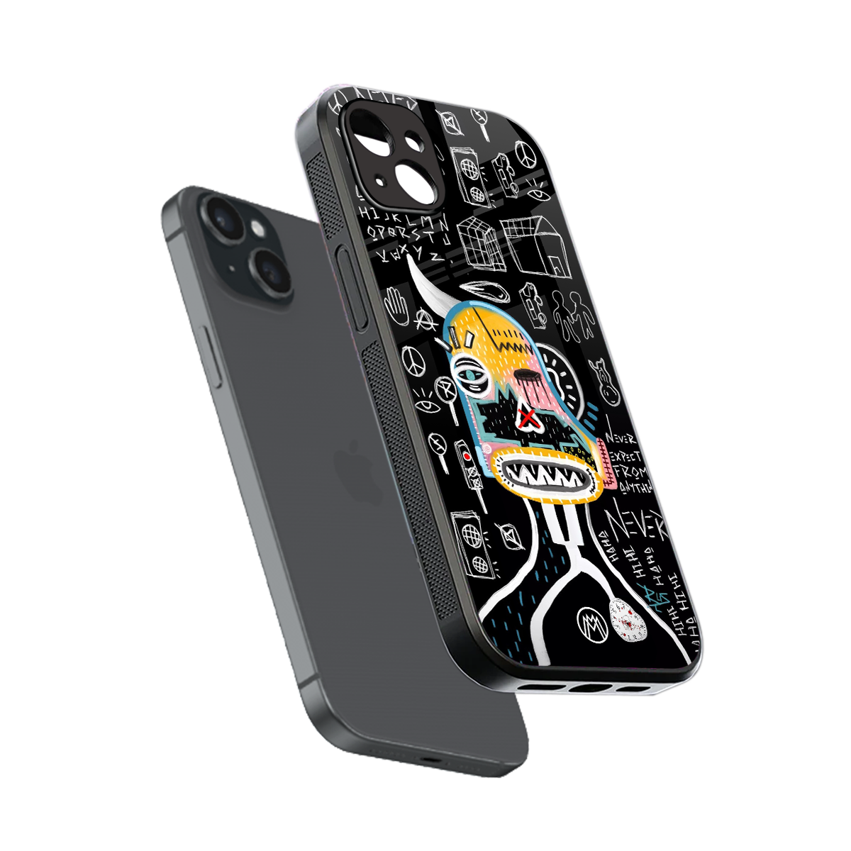 no expectations back phone cover | glass case for iphone 15 plus