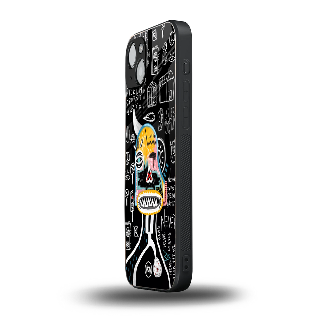 no expectations back phone cover | glass case for iphone 15 plus