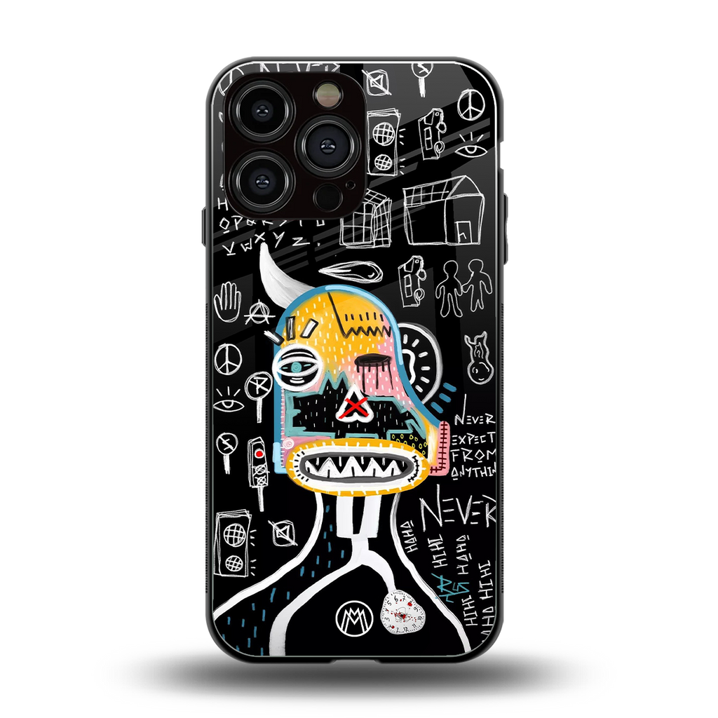 no expectations back phone cover | glass case for iphone 16 pro max