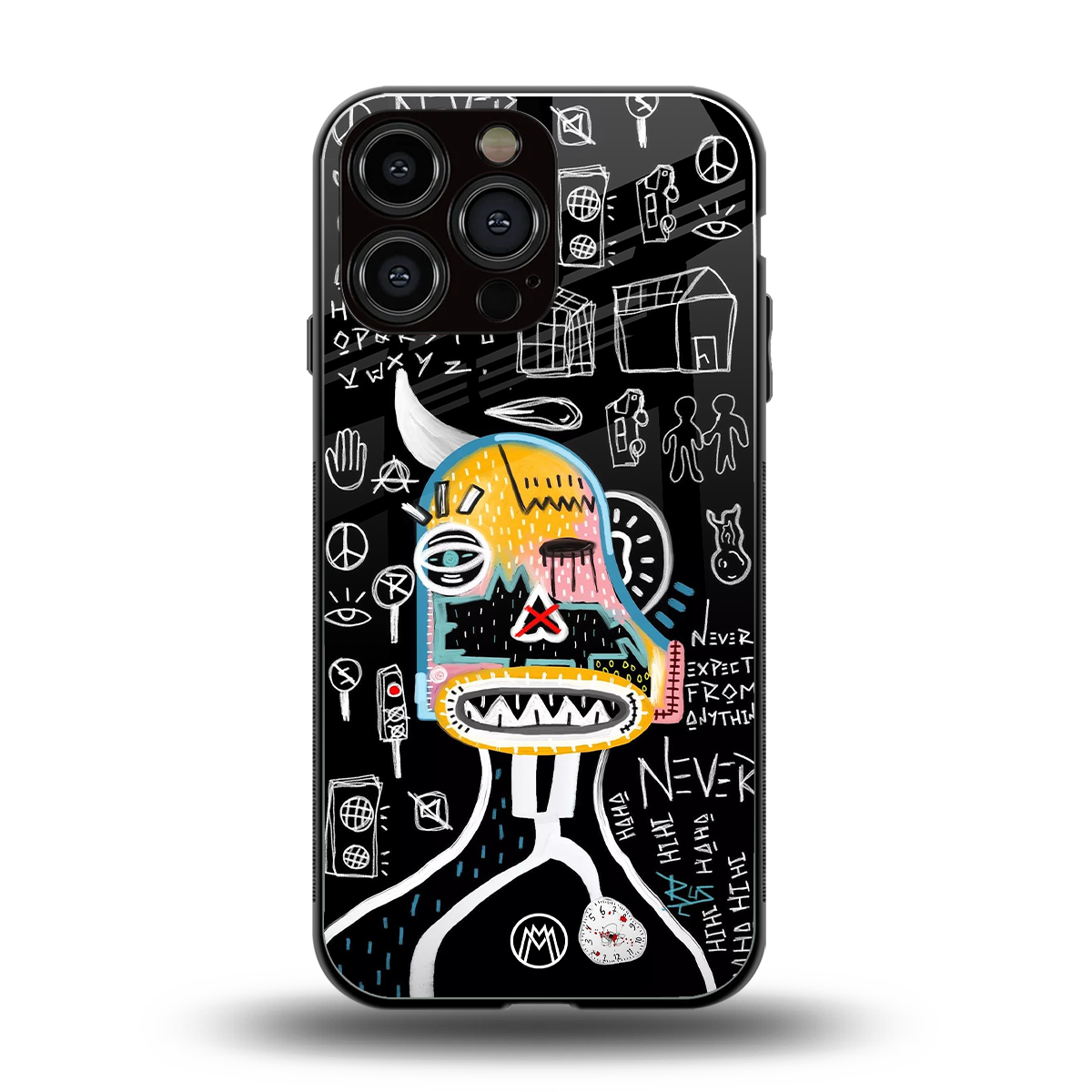 no expectations back phone cover | glass case for iphone 16 pro max