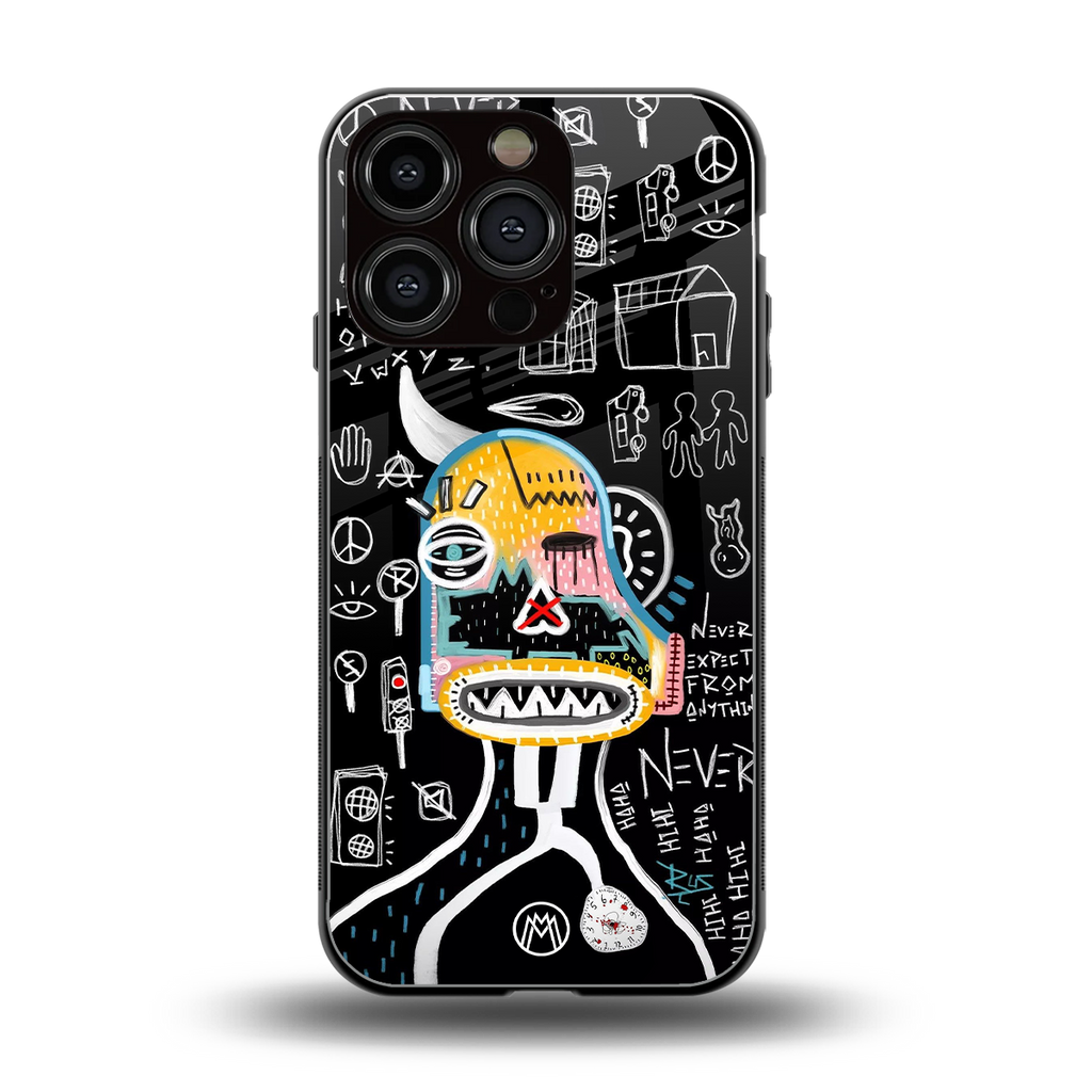 no expectations back phone cover | glass case for iphone 16 pro