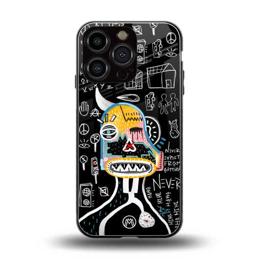 no expectations back phone cover | glass case for iphone 16 pro