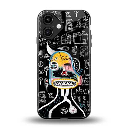 no expectations back phone cover | glass case for iphone 16