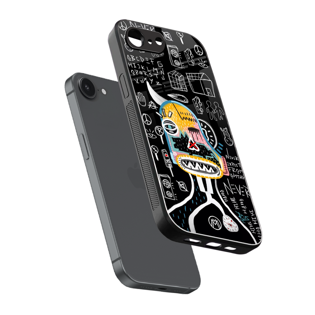 no expectations back phone cover | glass case for iphone 16e