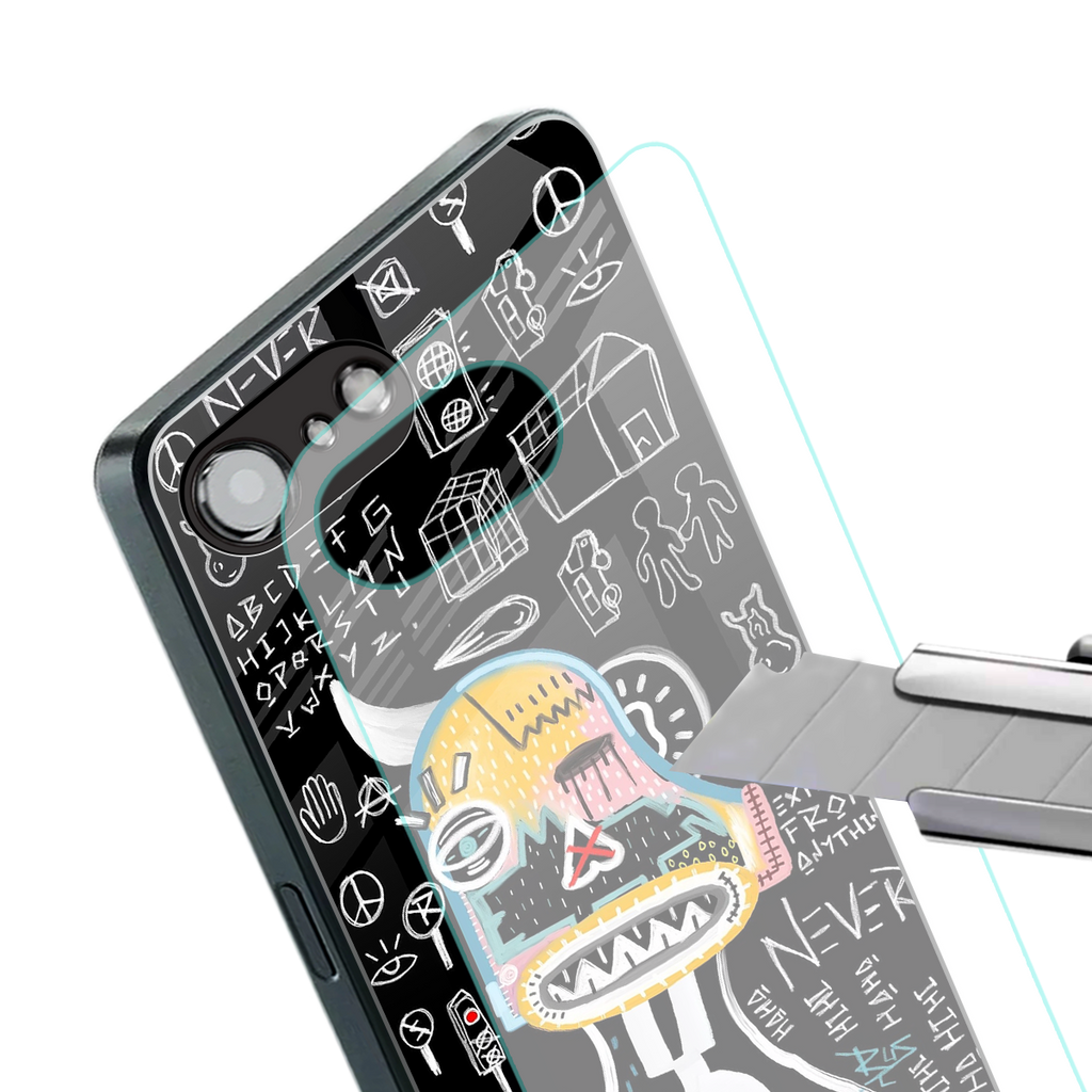 no expectations back phone cover | glass case for iphone 16e
