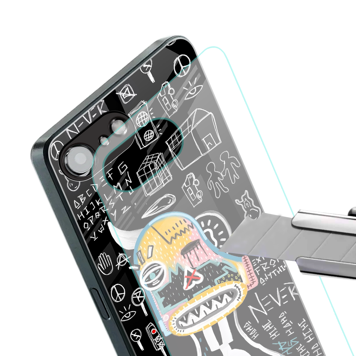 no expectations back phone cover | glass case for iphone 16e