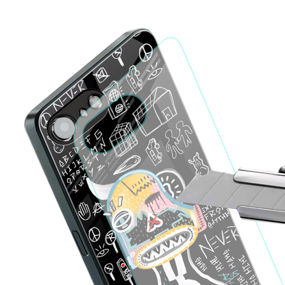 no expectations back phone cover | glass case for iphone 16e