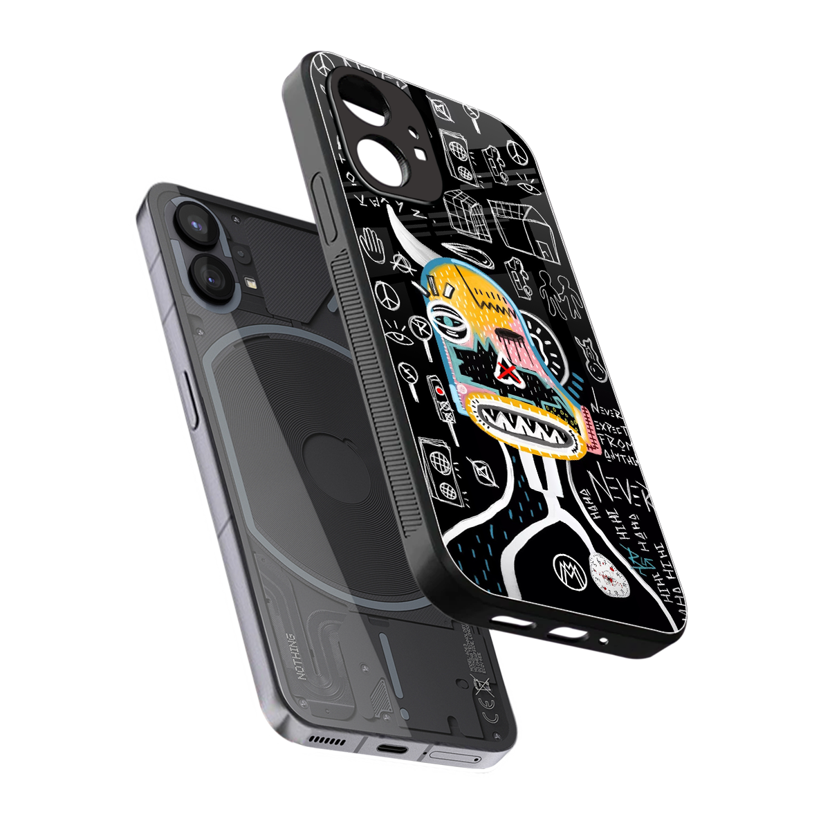 no expectations back phone cover | glass case for nothing phone 1