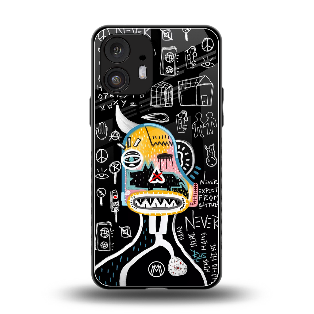 no expectations back phone cover | glass case for nothing phone 2
