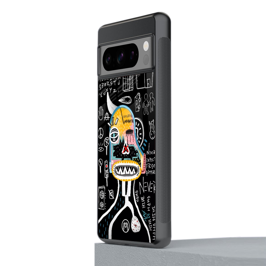 no expectations back phone cover | glass case for google pixel 8 pro