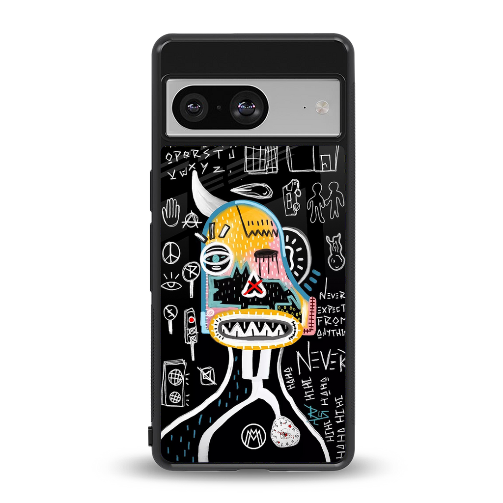 no expectations back phone cover | glass case for Google Pixel 8