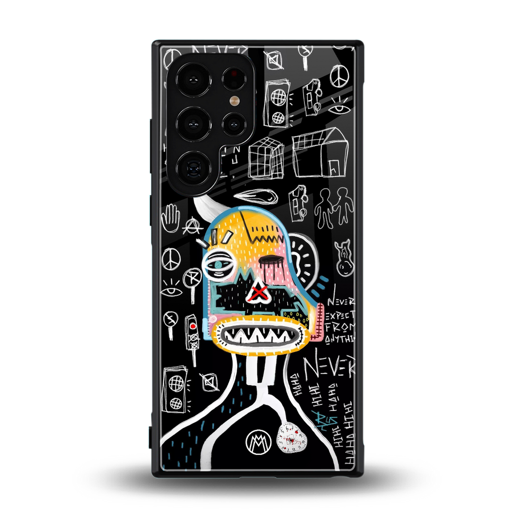 no expectations back phone cover | glass case for samsung galaxy s23 ultra